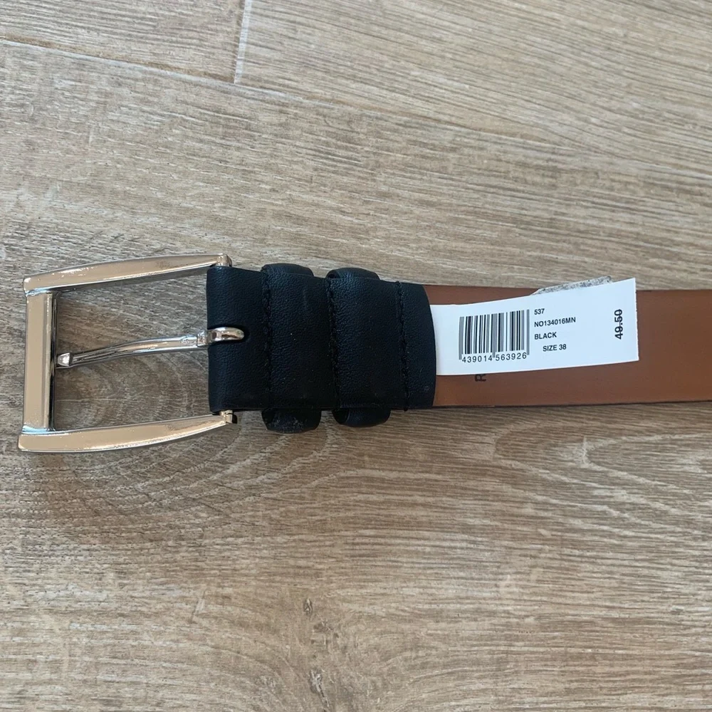 Nordstrom Black Men’s Leather Belt size 38